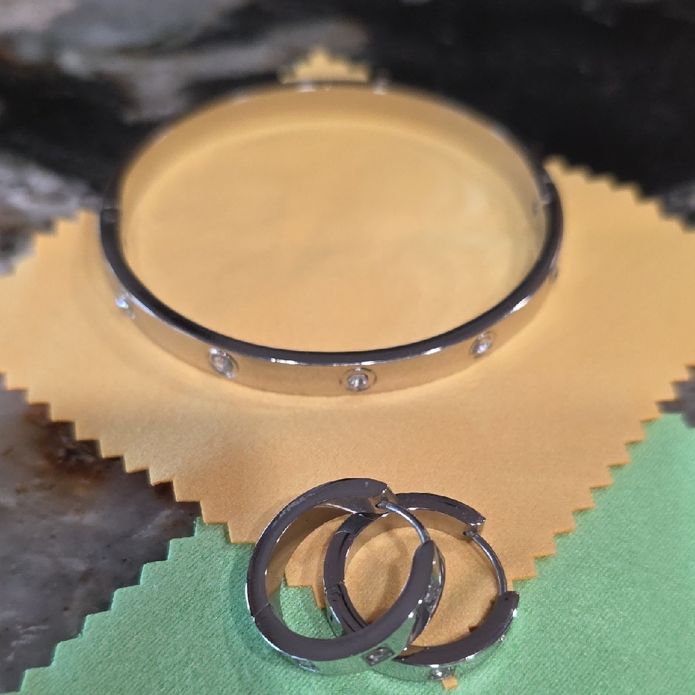 Bracelet And Earrings Set